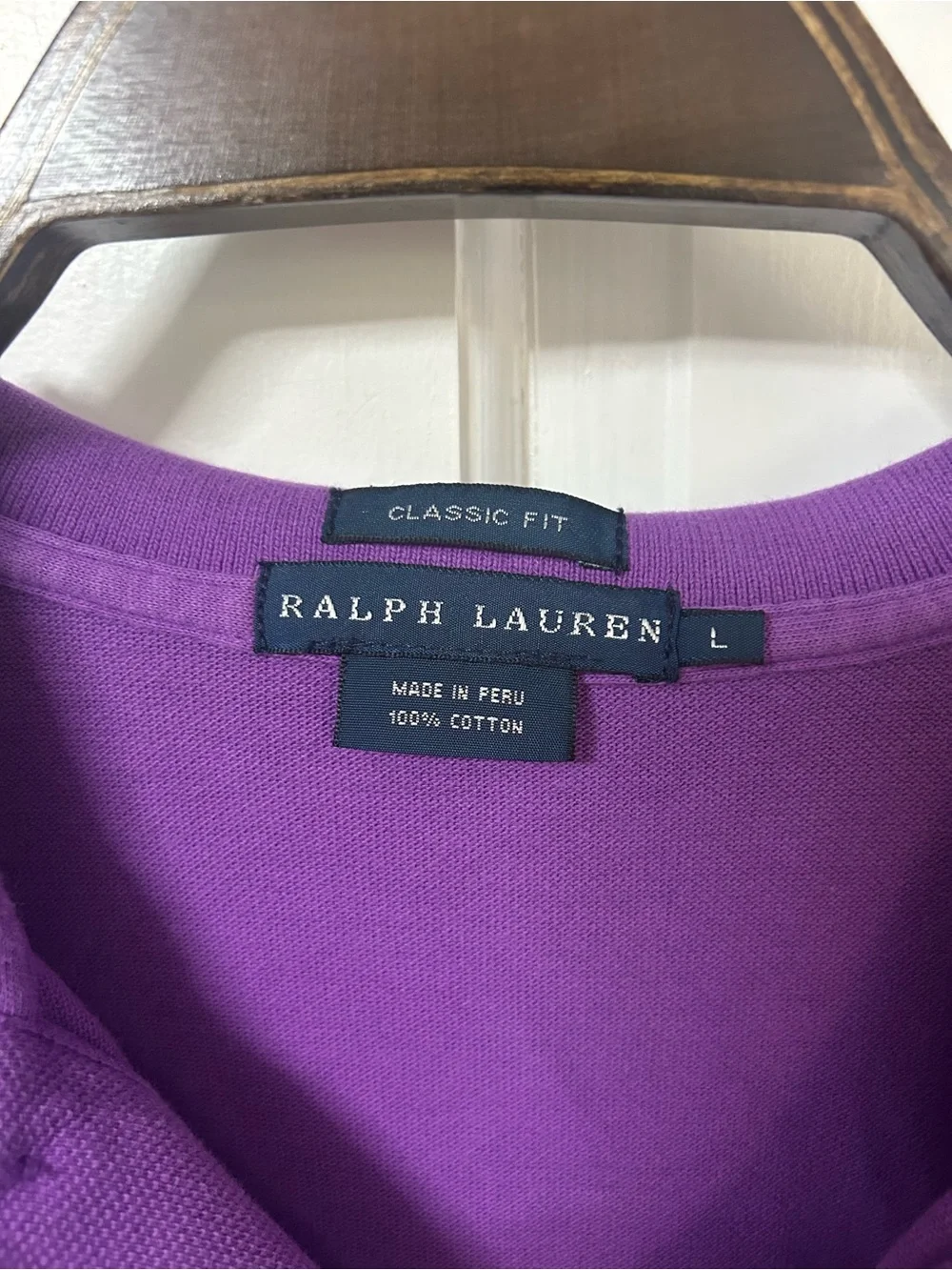 Ralph Lauren Purple Polo with Yellow Pony